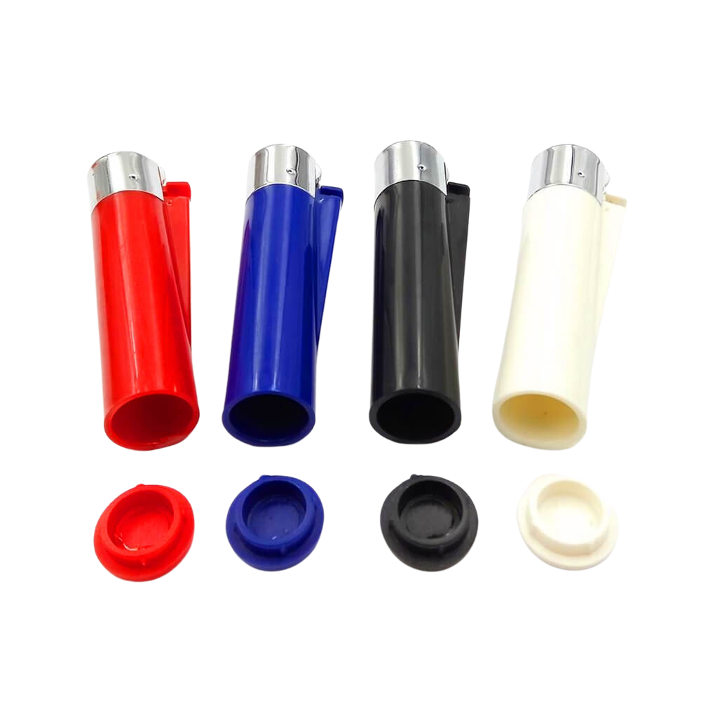 LATA DE PLÁSTICO PARA OCULTAR EM FORMATO DE ISQUEIRO