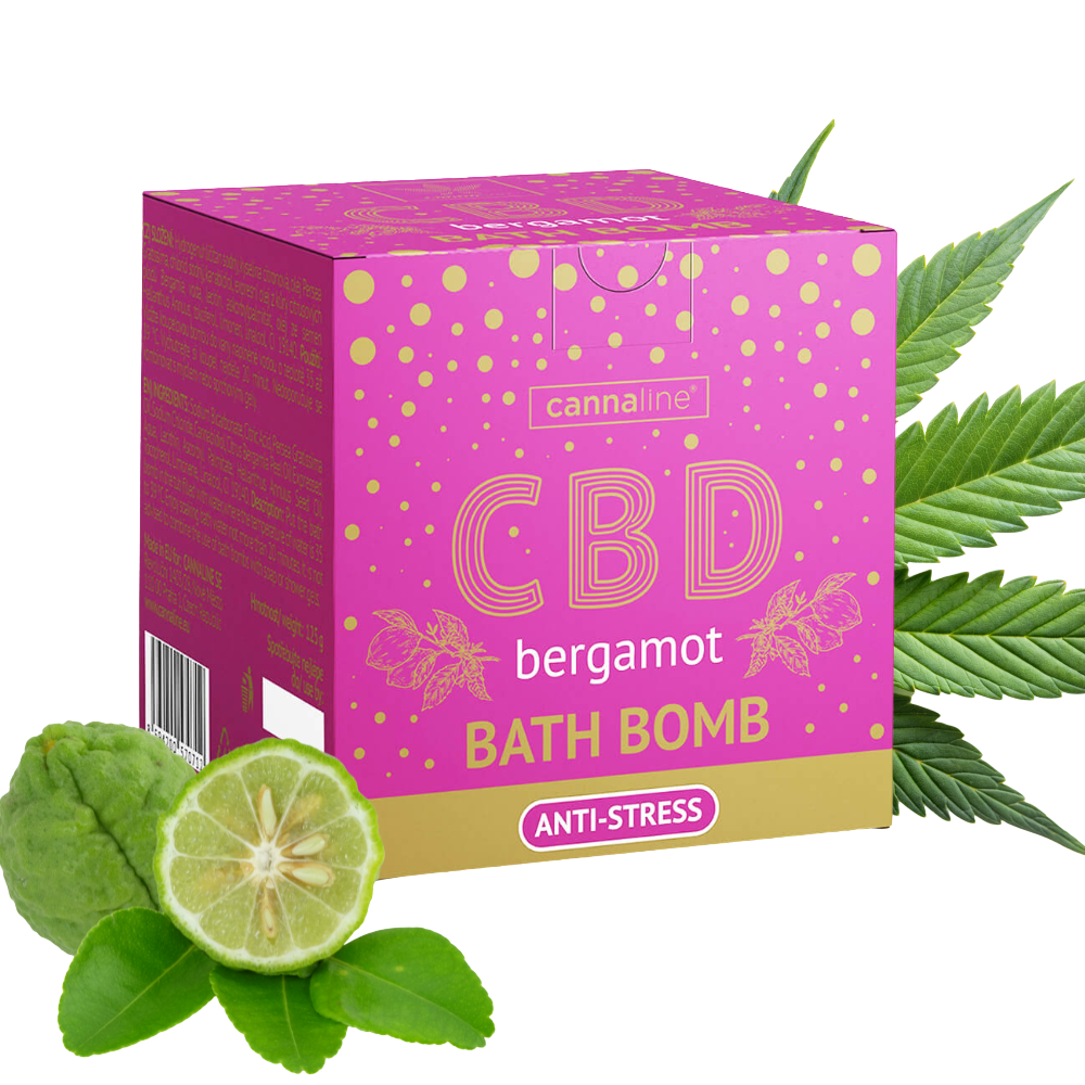 Bomba de Baño Anti-Stress Bergamot con CBD
