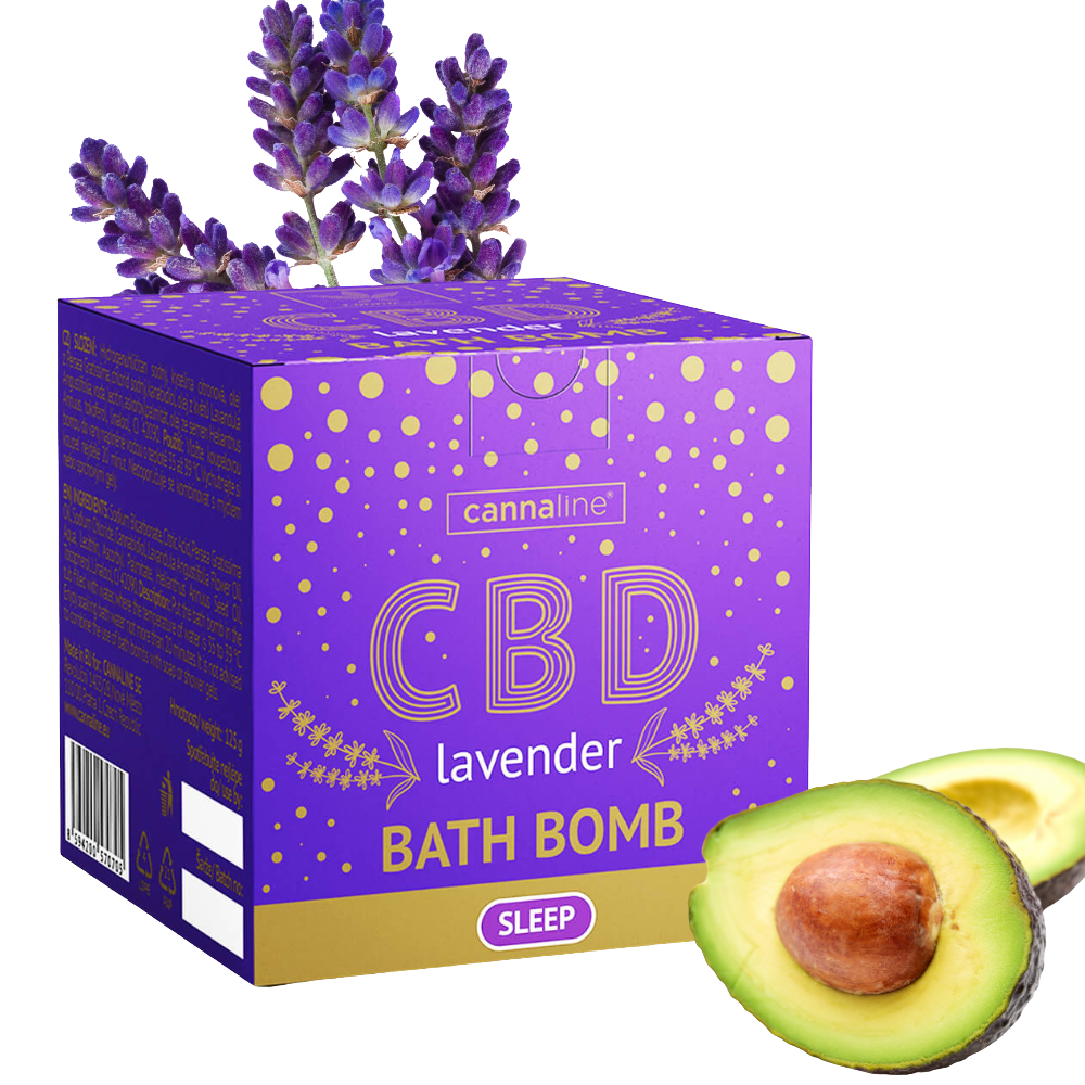 Bomba de banho Sleep Lavender com CBD