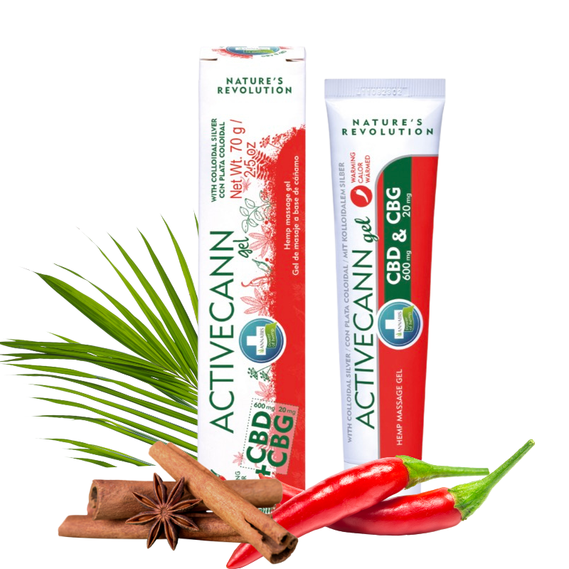 ACTIVECANN GEL CBD + CBG EFECTO CALOR 75 ML
