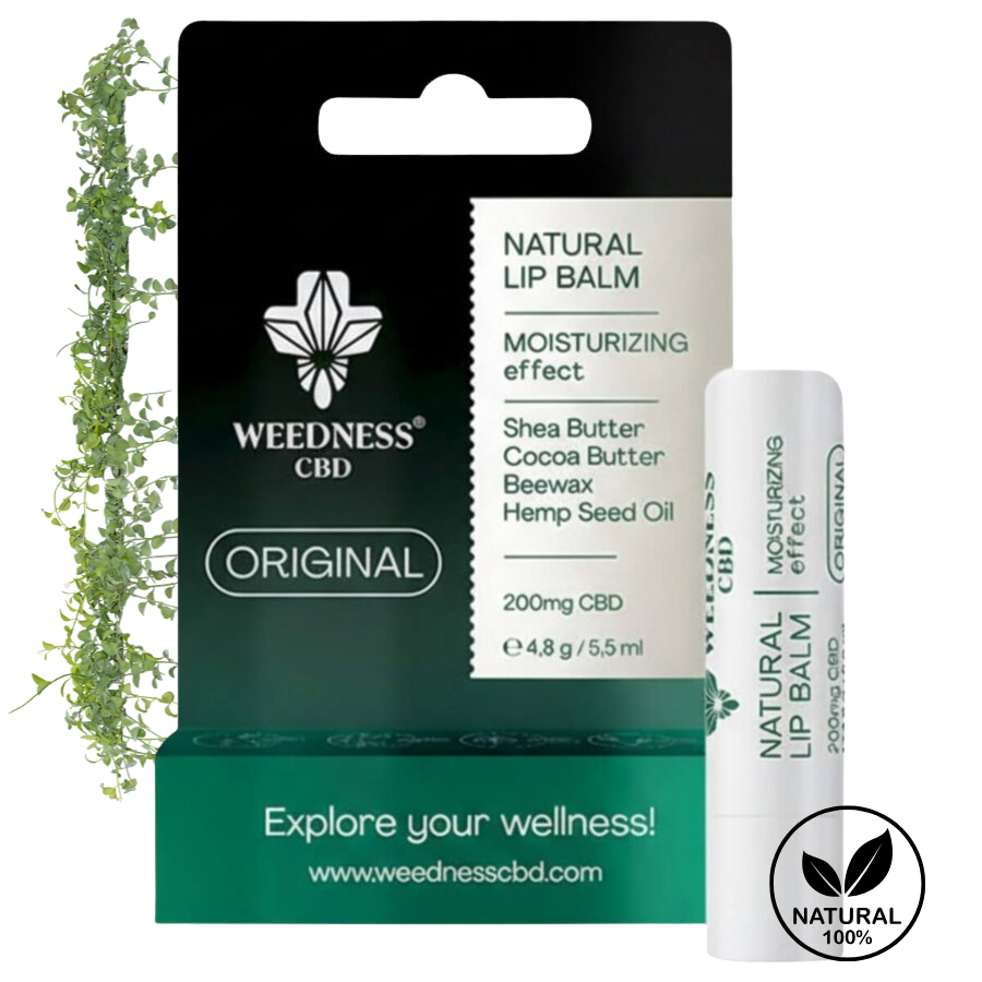 CBD bálsamo labial natural