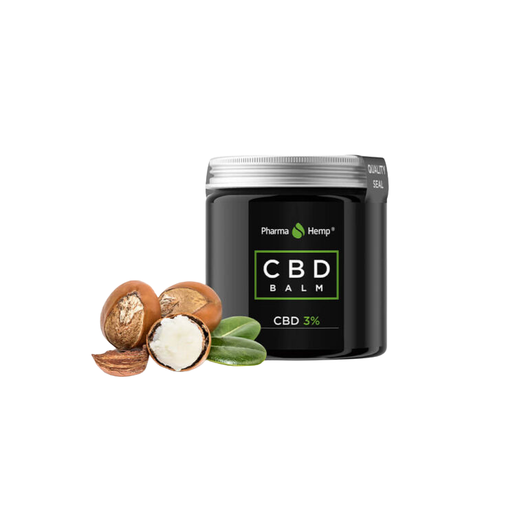 Bálsamo de CBD com compostos bioativos
