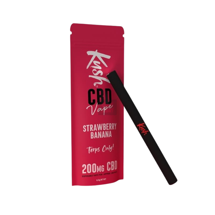 Vaper desechable CBD strawberry y bannana
