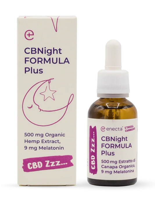 Enecta CBNight Formula Plus 250mg CBN + 250mg CBD + 9mg Melatonin (30ml)