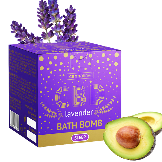 Bomba de Baño Sleep Lavender con CBD