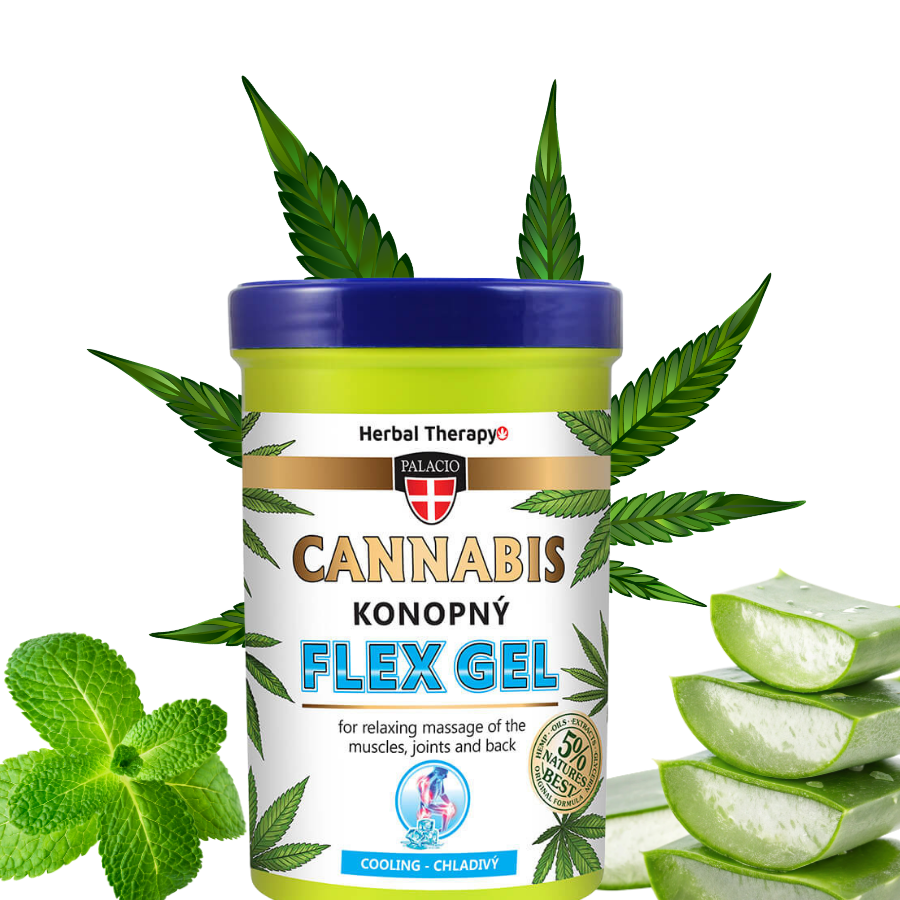 Gel de massagem Flex Cold Cannabis (380ml)