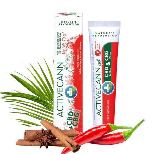 ACTIVECANN GEL CBD + CBG EFECTO CALOR 75 ML