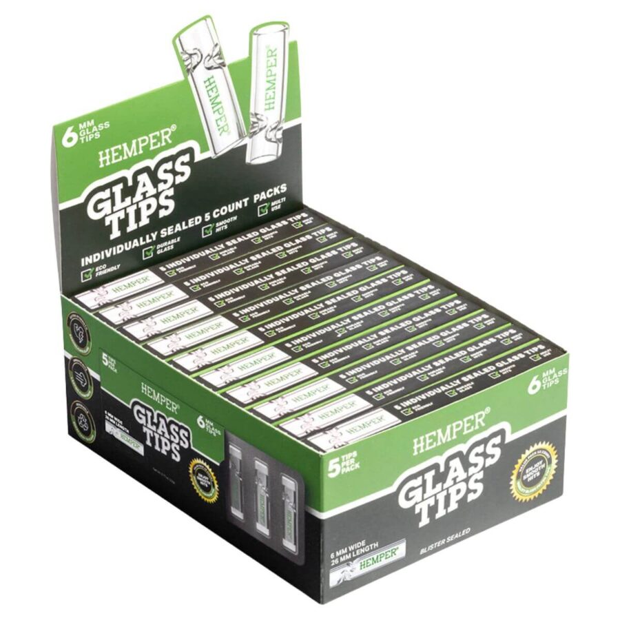 Hemper Glass Filter Tips Pack de 5