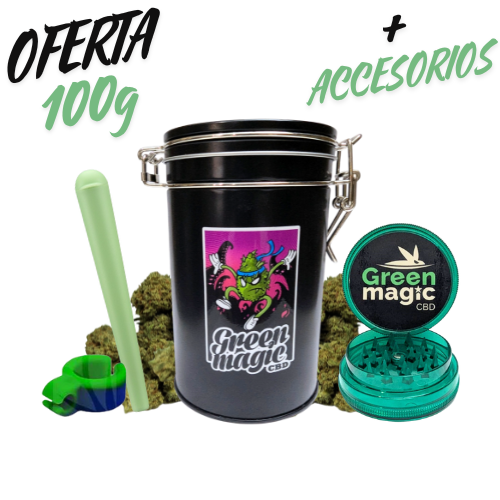 Súper Pack 100g de Flores + Accesorios