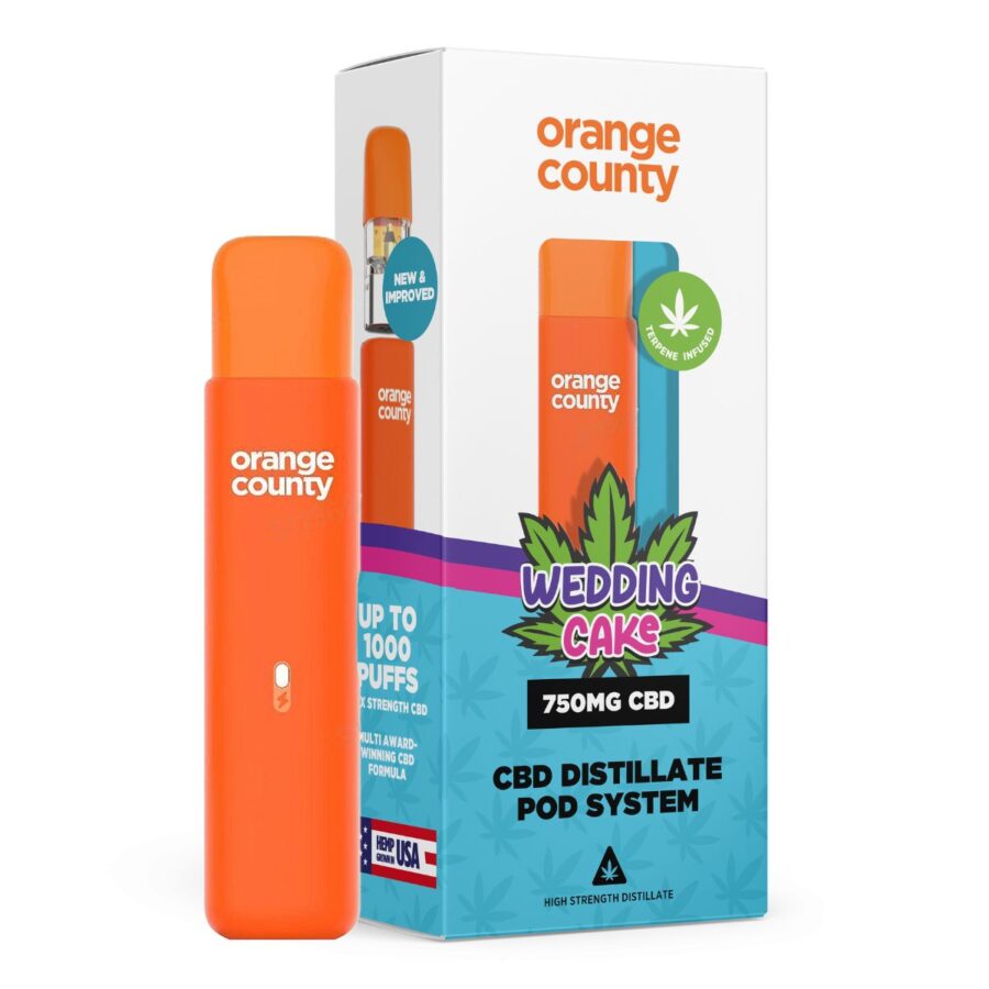 Orange County CBD  Vape Pen - Wedding Cake