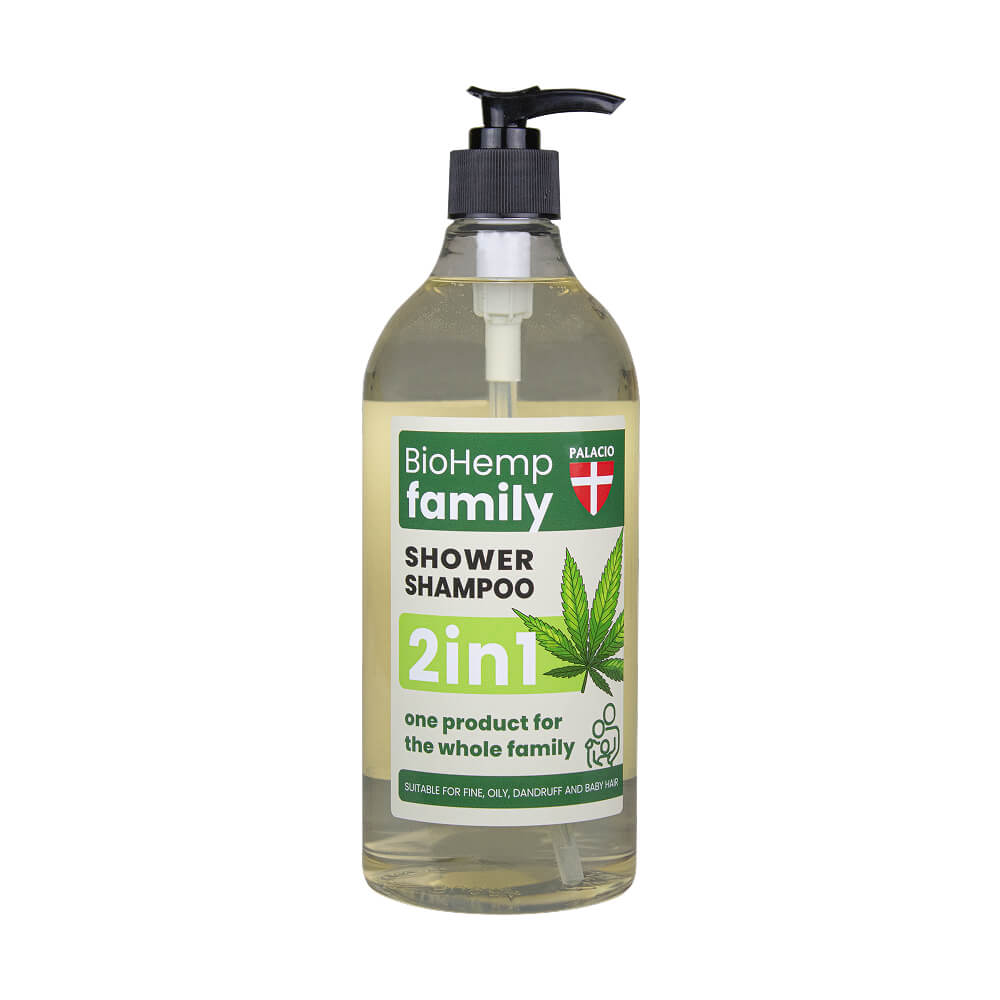 Palacio Champú de Ducha 2 en 1 BioHemp Family