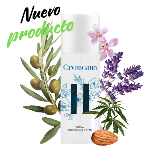 Crema facial natural hidratante y tensora piel madura