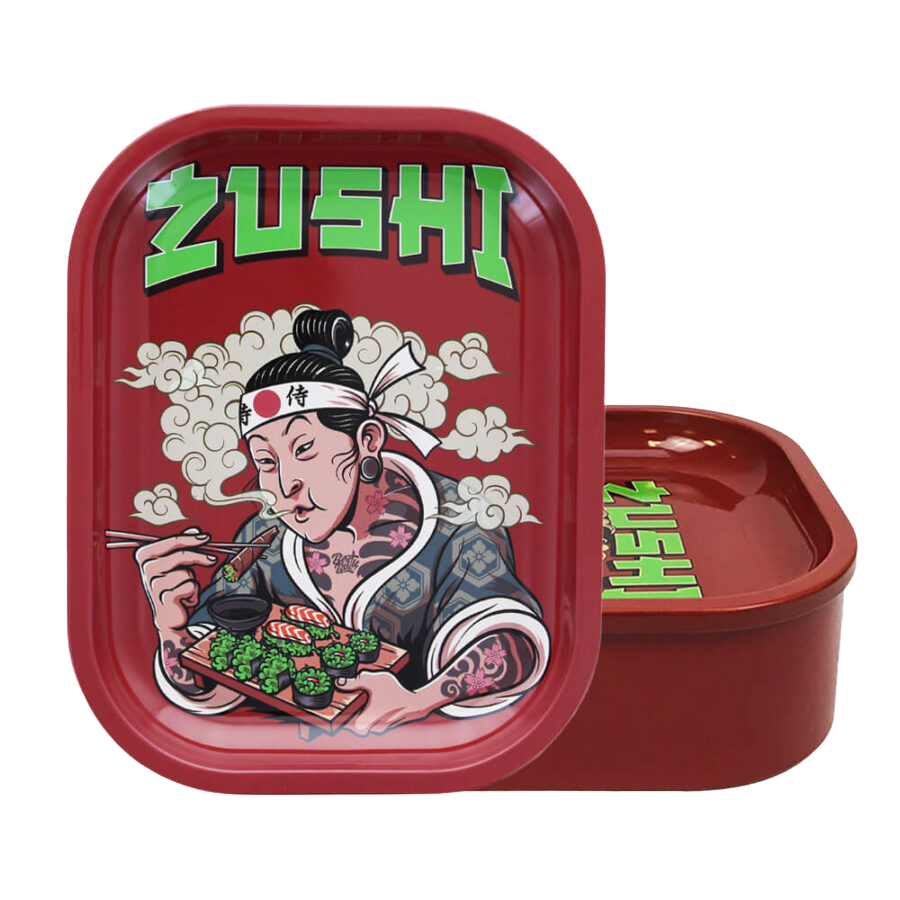 Bandeja rolante com arrumação