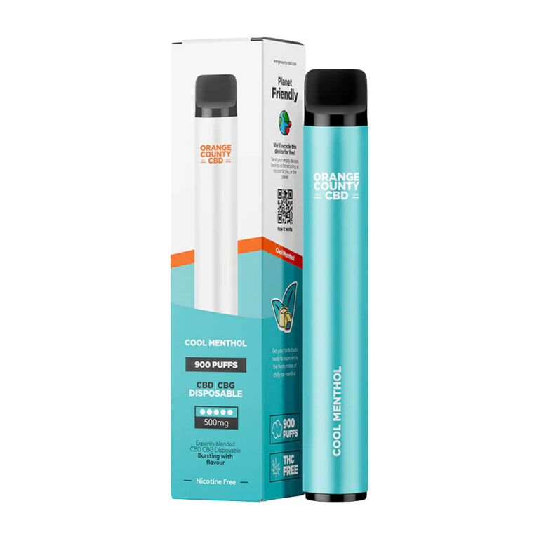 Vaper Desechable 250 CBD + 250mg CBG Mentol