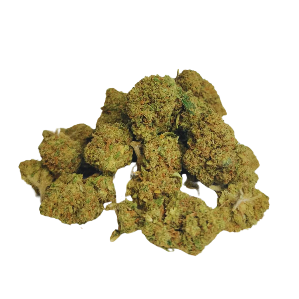 Flores de Cannatonic CBD de tamaño pequeño, se aprecia que tienen una buena textura y color