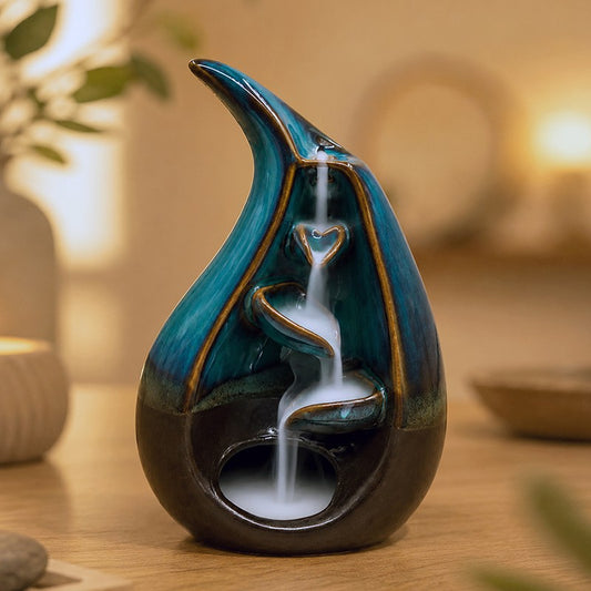 Gota azul - Fuente de reflujo + Cono